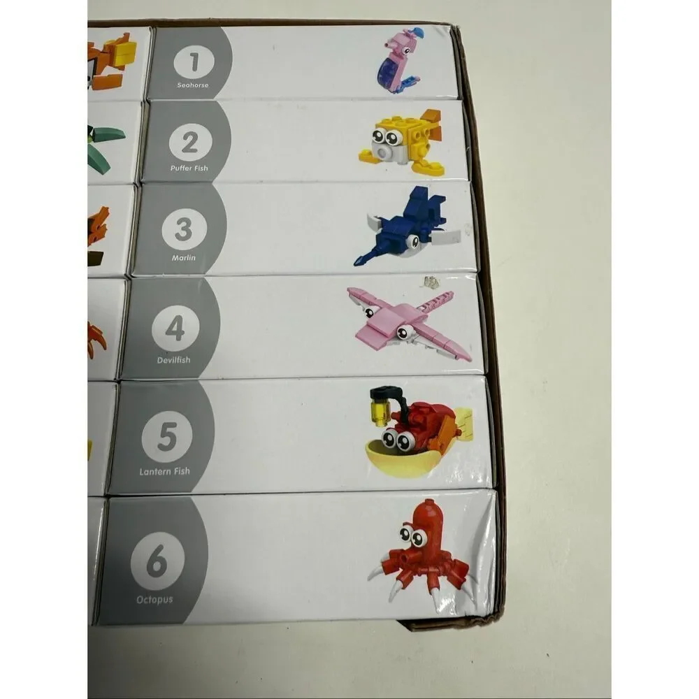 DR STAR DIY Sea World Mini Blocks 12 pcs Set